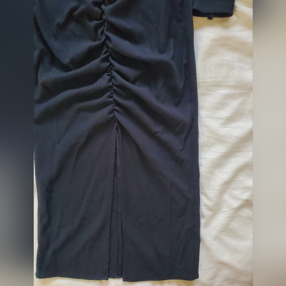 Zara Ruched Midi Dress - Picture 6 of 8